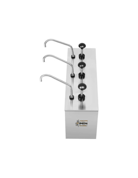 Dispensador cremas 3 sabores