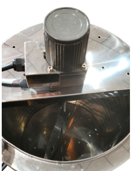 CHOCOLATERA VINTAGE BAÑO MARIA 30 LITROS CON MOTOR ELECTRICA