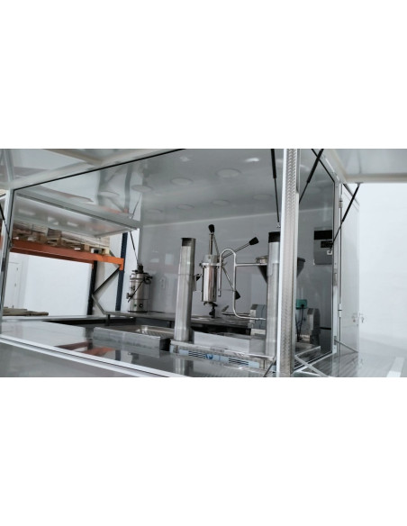 REMOLQUE  3X2 DOBLE EJE  HG SIN MAQUINARIA COLOR BLANCO 2 EJE