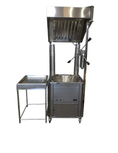 COMBI FOGÓN CON EXTRACTOR DE HUMO PORTATIL Y TELESCÓPICO