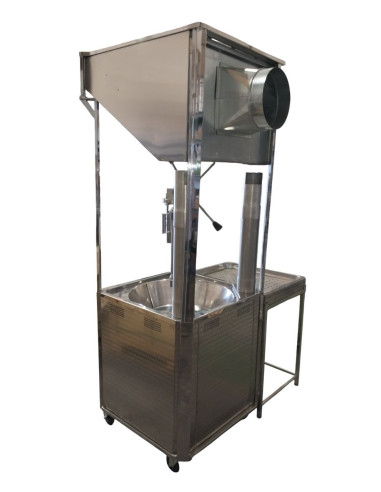 COMBI FOGÓN CON EXTRACTOR DE HUMO PORTATIL Y...