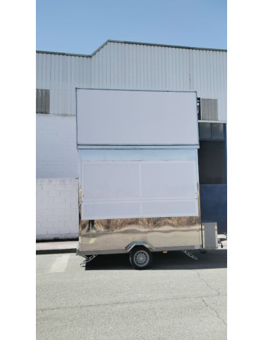 REMOLQUE 3X2X2.10 HG CON CARTEL PARA PUBLICIDAD