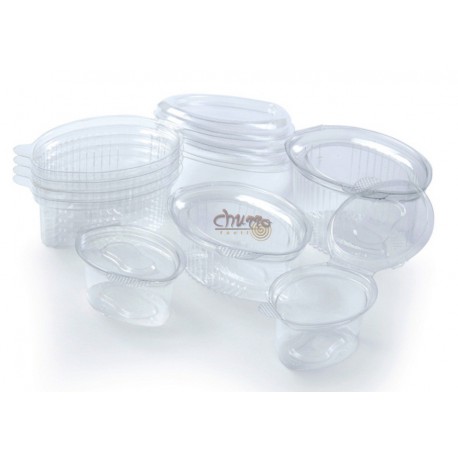 TARRINA SALSERA 50 CC CON TAPA BISAGRA