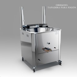 FOGÓN IND. PROPANO MANUAL 70X70 CON QUEMADOR EXPRESS 621