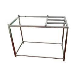 ESCURRIDOR ROSQUERO CON PORTAPAPELES Y PIE ACERO INOXIDABLE 2