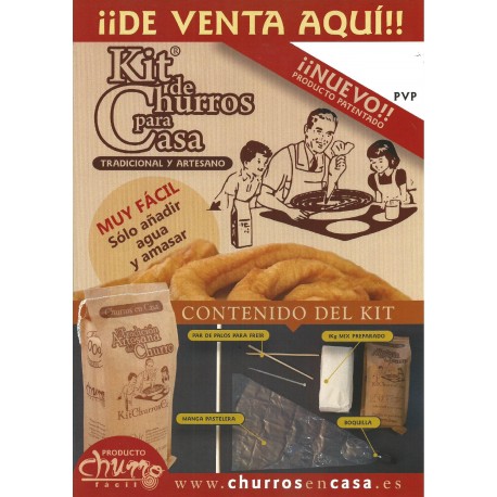 KIT PARA HACER CHURROS EN CASA